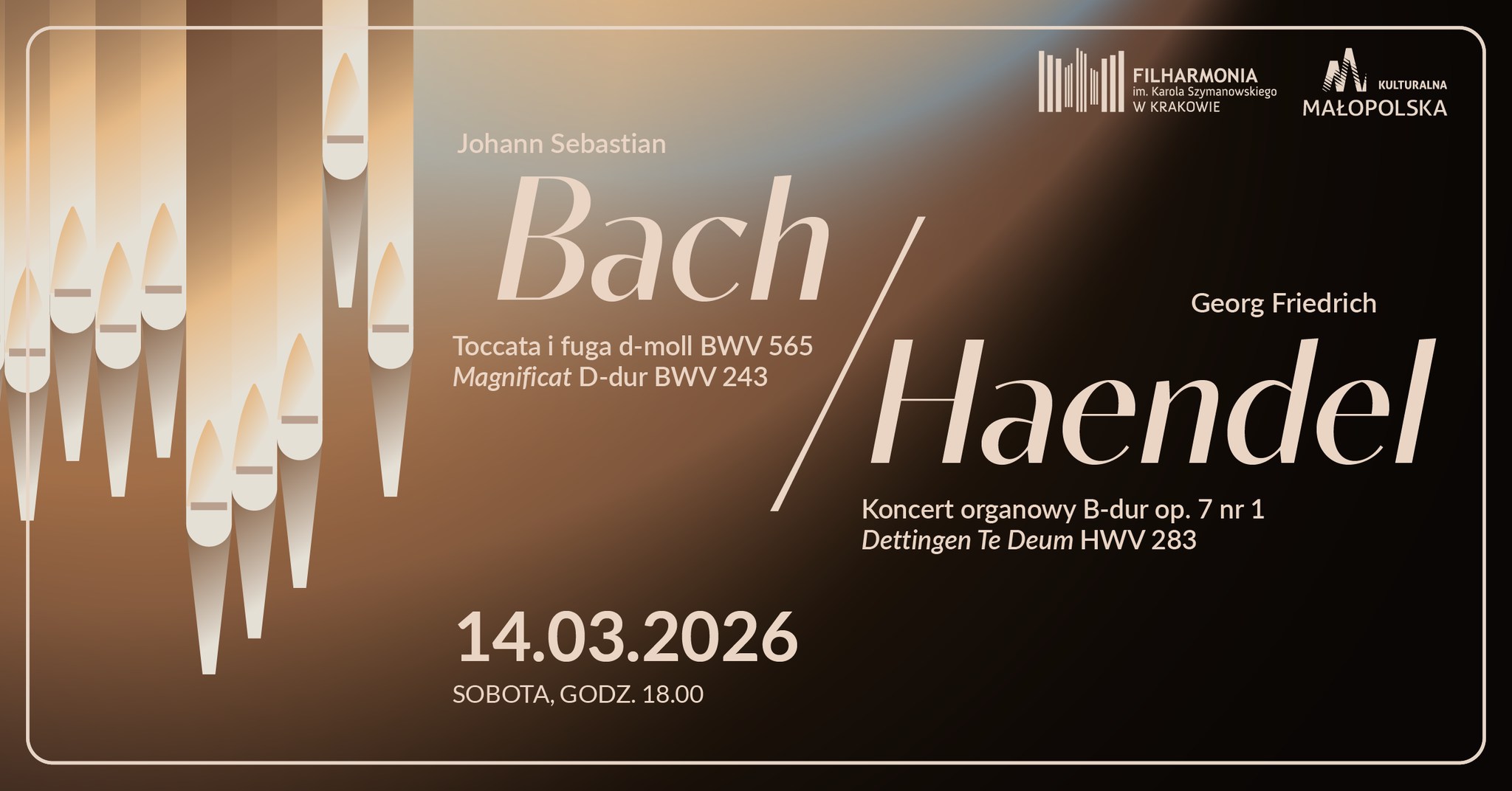 Koncert Oratoryjny Haendel/Bach